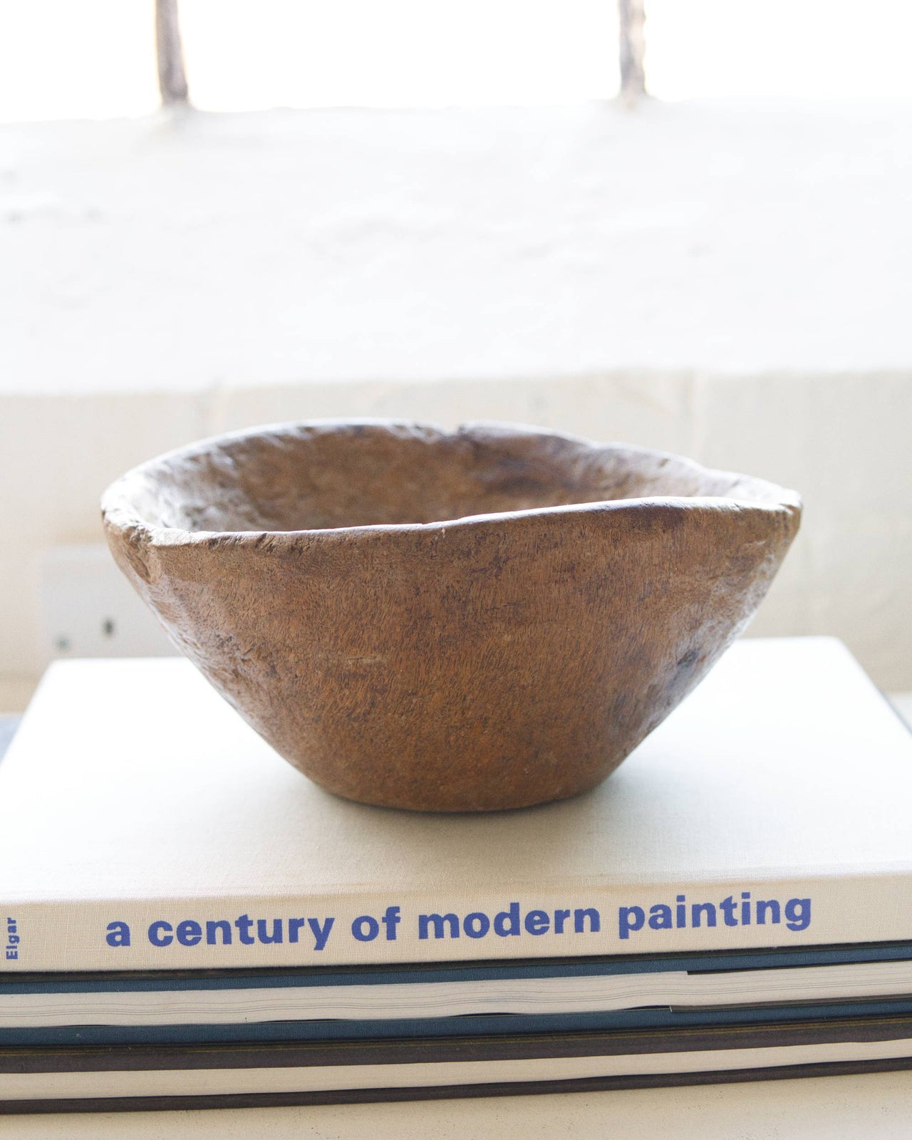 Late 20th Century Carved Wooden Bowl